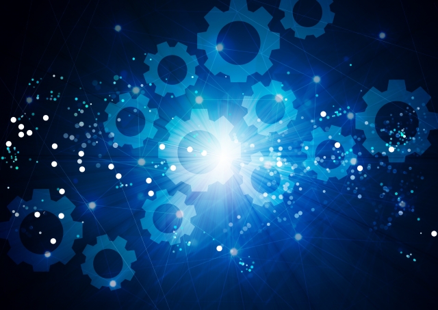 メカニズムのイメージ 複数の歯車