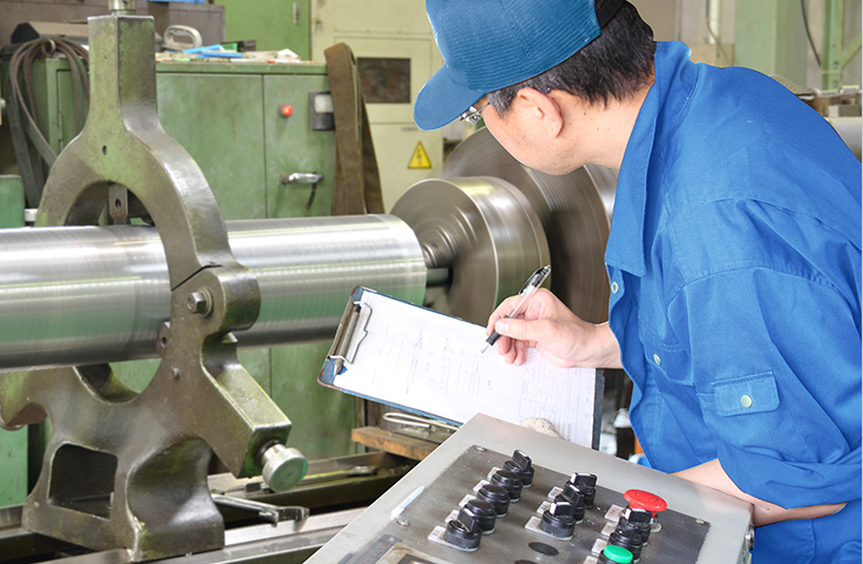 ウェブハンドリングのテスト稼働